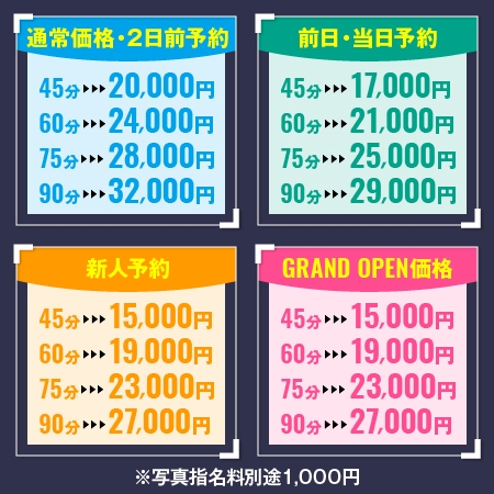 グランドオープン価格がお得